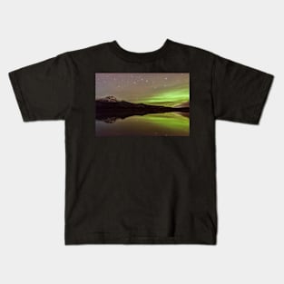 Dark Skies with a Hint of Green Kids T-Shirt